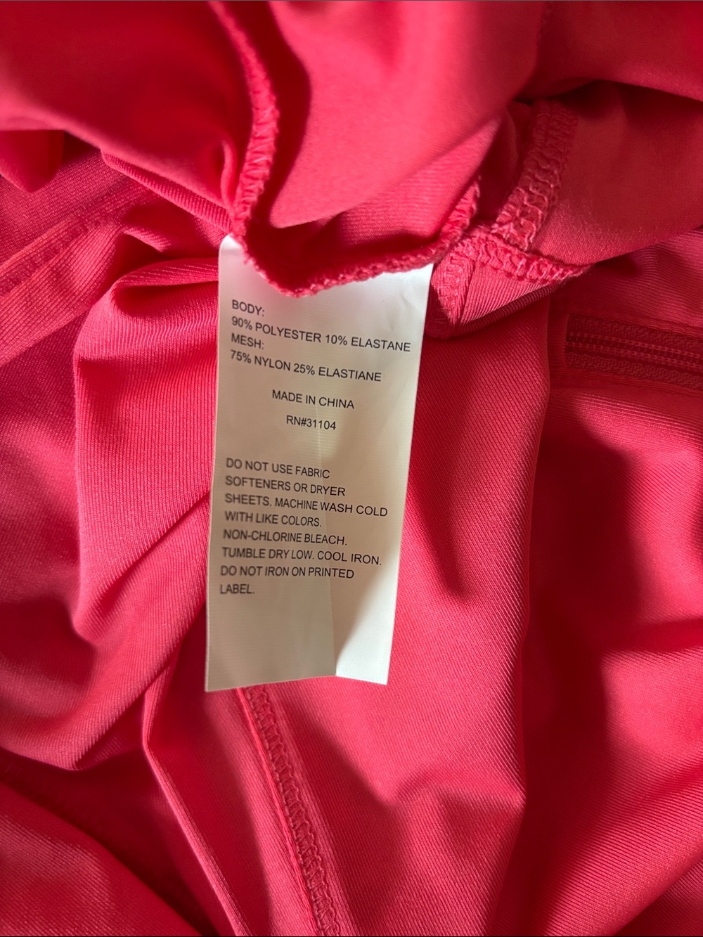 PGA Tour Hot Pink Long Sleeve Quarter-Zip Pullover - Picture 6 of 6